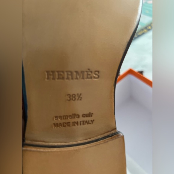 Hermès Kennedy Loafer for women in Naturel Brown sz 38.5 new in box w dust bags - Picture 5 of 11